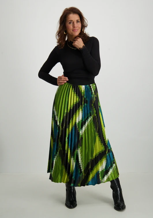 Tramontana Skirt Pixeled Forest C05-14-201
