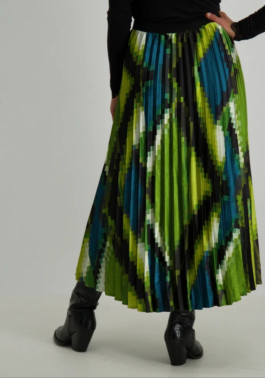 Tramontana Skirt Pixeled Forest C05-14-201