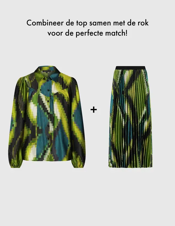 Tramontana Skirt Pixeled Forest C05-14-201