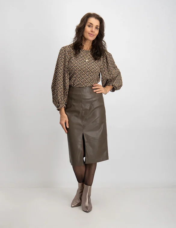 Tramontana Skirt PU Straight Q14-06-201