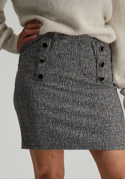 Tramontana Skirt Stretch Tweed C10-13-201