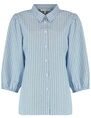 Tramontana Striped Blouse Rhinestones C32-16-301 fla...