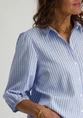 Tramontana Striped Blouse Rhinestones C32-16-301 fla...