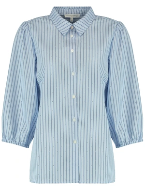 Tramontana Striped Blouse Rhinestones C32-16-301 fla...