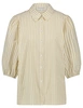 Tramontana Striped Puff-Sleeved Blouse C18-16-301