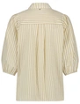 Tramontana Striped Puff-Sleeved Blouse C18-16-301