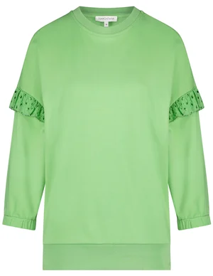 Tramontana Sweater Broderie Ruffles C12-07-601