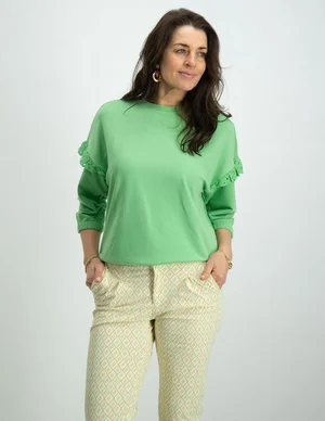 Tramontana Sweater Broderie Ruffles C12-07-601