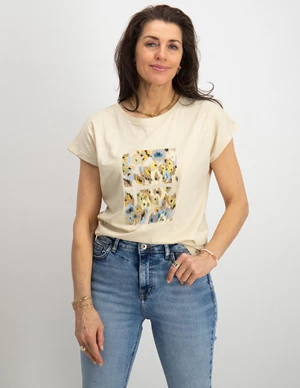 Tramontana T-Shirt Ikat Studs Artwork I01-03-402