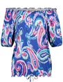 Tramontana Top Jersey Big Paisley S/S D02-12-402