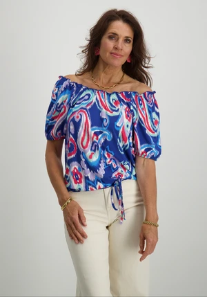 Tramontana Top Jersey Big Paisley S/S D02-12-402