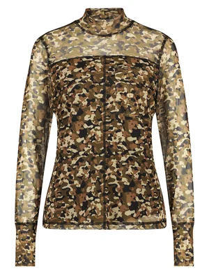 Tramontana Top Mesh Camouflage Print C04-05-401