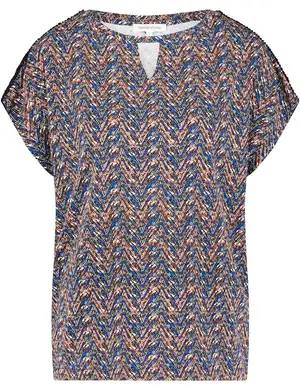 Tramontana Top S/S Chevron Stripe D02-08-401