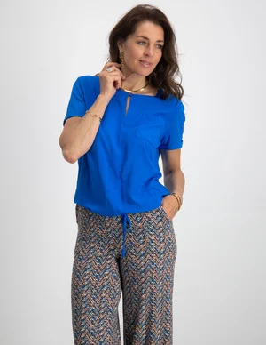 Tramontana Top S/S Fabric Mix C18-08-301