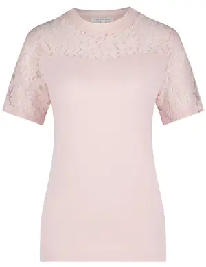 Tramontana Top S/S Lace Details C17-08-401