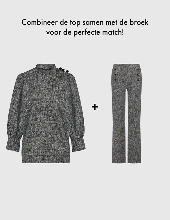 Tramontana Top Stretch Tweed C10-13-401