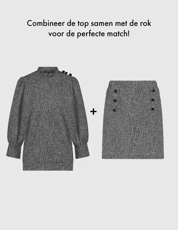Tramontana Top Stretch Tweed C10-13-401