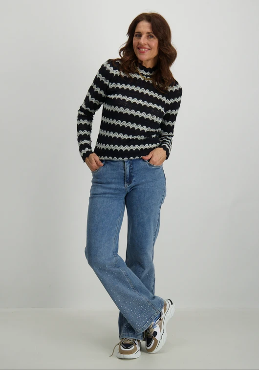Tramontana Top Striped Lace C34-14-401