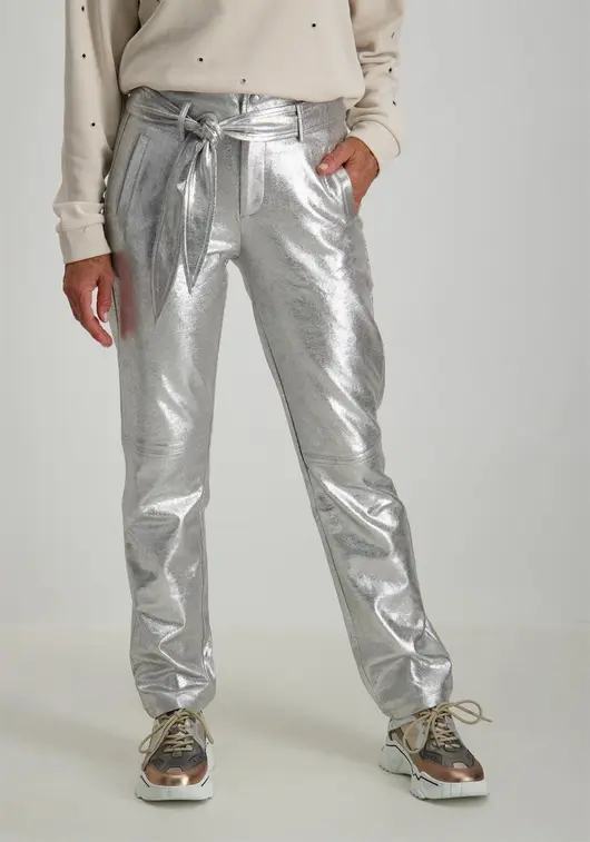 Tramontana Trousers Belted Coated Q32-13-104
