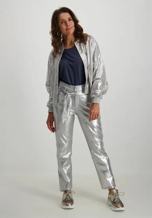 Tramontana Trousers Belted Coated Q32-13-104