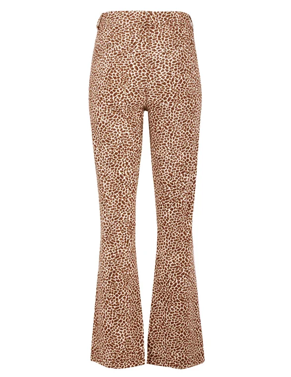 Tramontana Trousers Flared Animal Print Q10-04-101