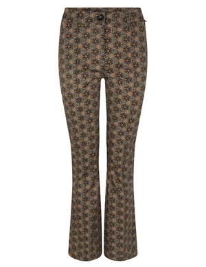 Tramontana Trousers Flared Kaleidoscope Print Q25-02-101