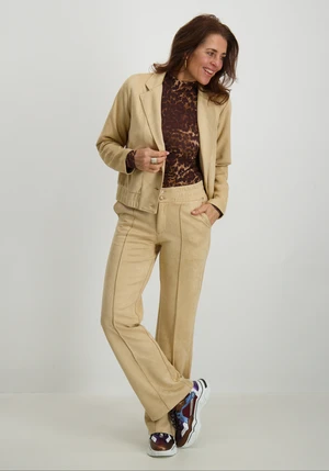Tramontana Trousers Flared Suedine Q23-14-101