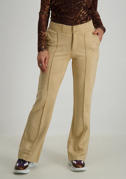 Tramontana Trousers Flared Suedine Q23-14-101