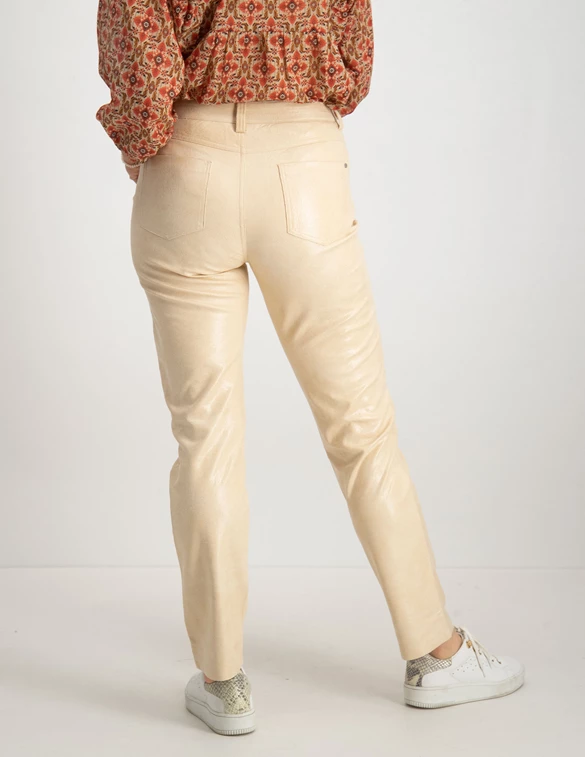 Tramontana Trousers Shiny Coated Suedine Q11-03-101
