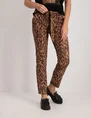 Tramontana Trousers Suedine Faded Leopard Q01-01-101
