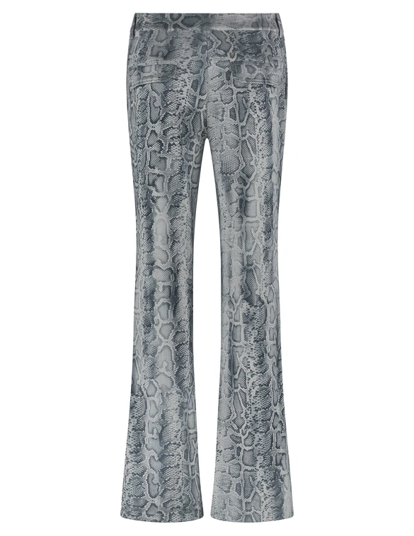 Tramontana Trousers Suedine Grey Snake Q15-14-101