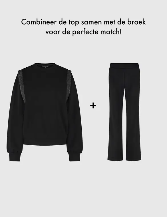 Tramontana Trousers Sweat Wide Leg C01-14-101