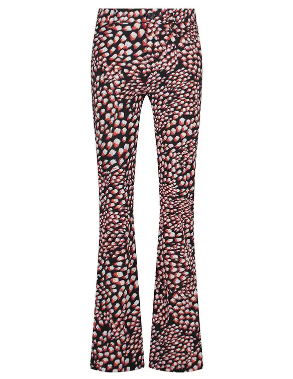 Tramontana Trousers Travel Feather Print Q03-09-101