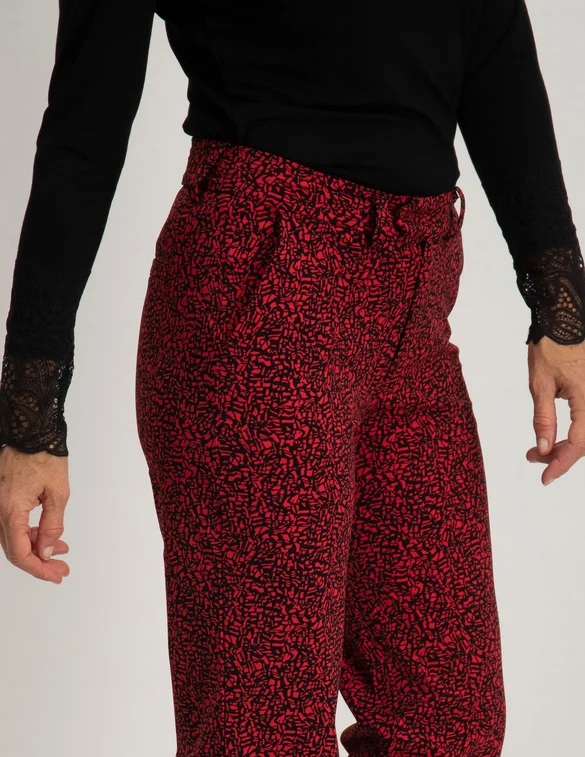 Tramontana Trousers Travel Geomatric Prt Q07-06-101