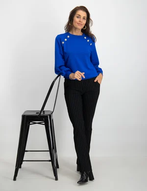 Tramontana Trousers Travel Pinstripe Q09-09-101