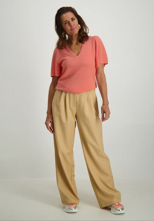 Tramontana V-Neck Lurex Jumper Y07-15-601