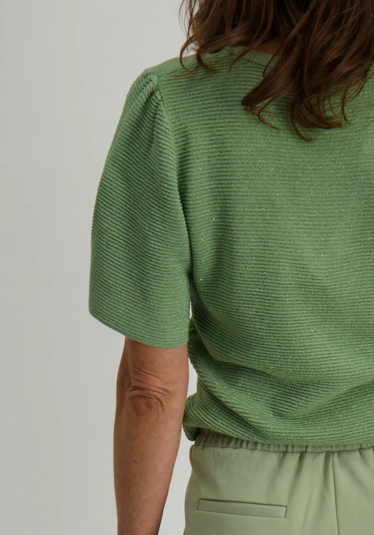Tramontana V-Neck Lurex Jumper Y07-15-601