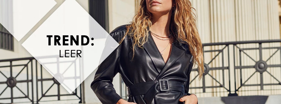 TREND: Leather look
