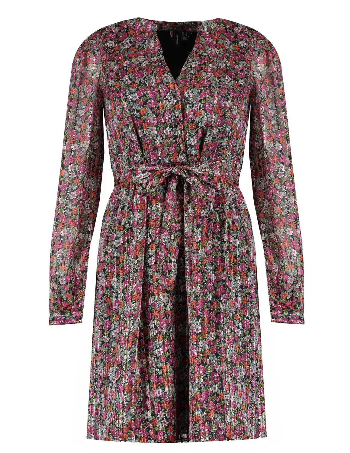 Vero moda VMABBY L S ABK DRESS WVN BTQ 10291789 paars kopen bij The Stone