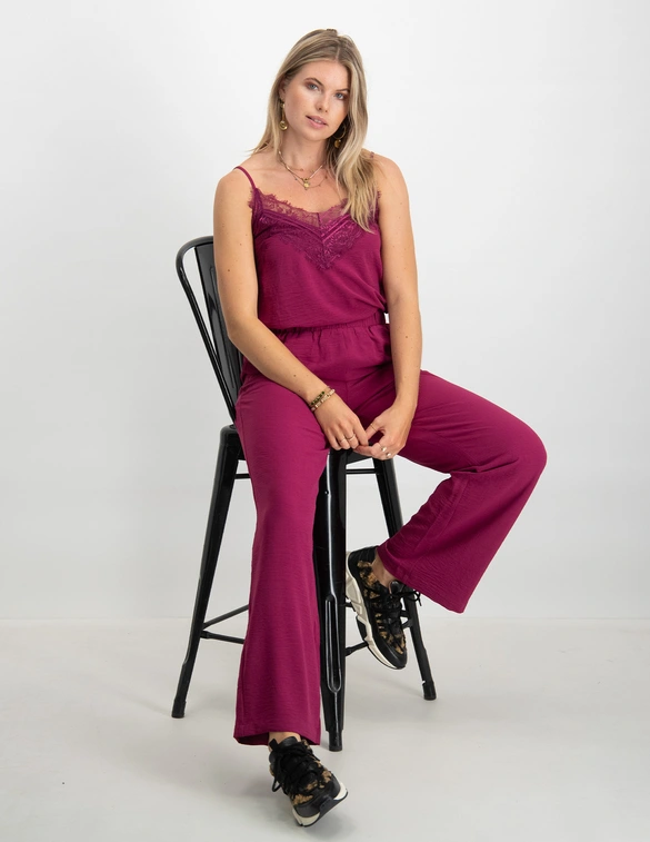 Vero moda VMALVA SINGLET LACE TOP WVN POP7 GA 10302550
