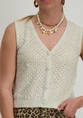 Vero moda VMAMALFI SHINE SL V-NECK SHORT VEST 10330705