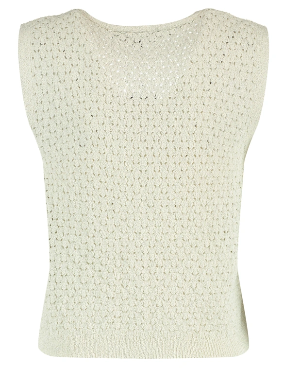 Vero moda VMAMALFI SHINE SL V-NECK SHORT VEST 10330705