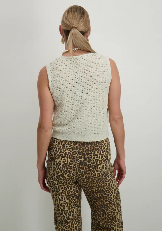 Vero moda VMAMALFI SHINE SL V-NECK SHORT VEST 10330705