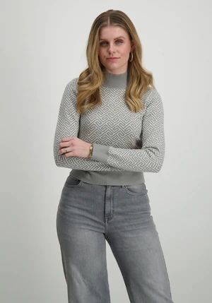 Vero moda VMARIA ART LS HIGH-NECK PULLOVER GA 10314509