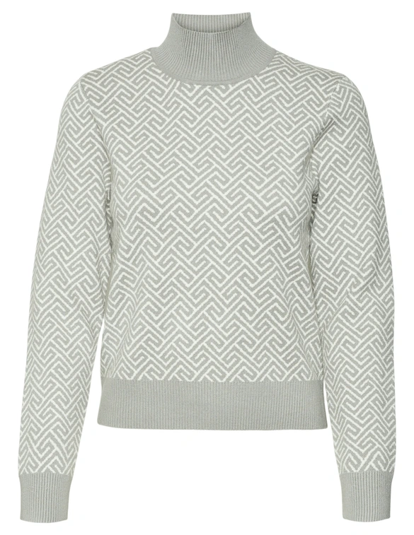 Vero moda VMARIA ART LS HIGH-NECK PULLOVER GA 10314509
