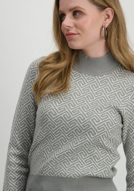 Vero moda VMARIA ART LS HIGH-NECK PULLOVER GA 10314509
