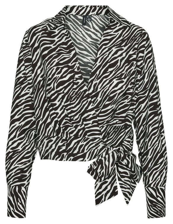 Vero moda VMAYLA LS WRAP TOP WVN VIP 10326709