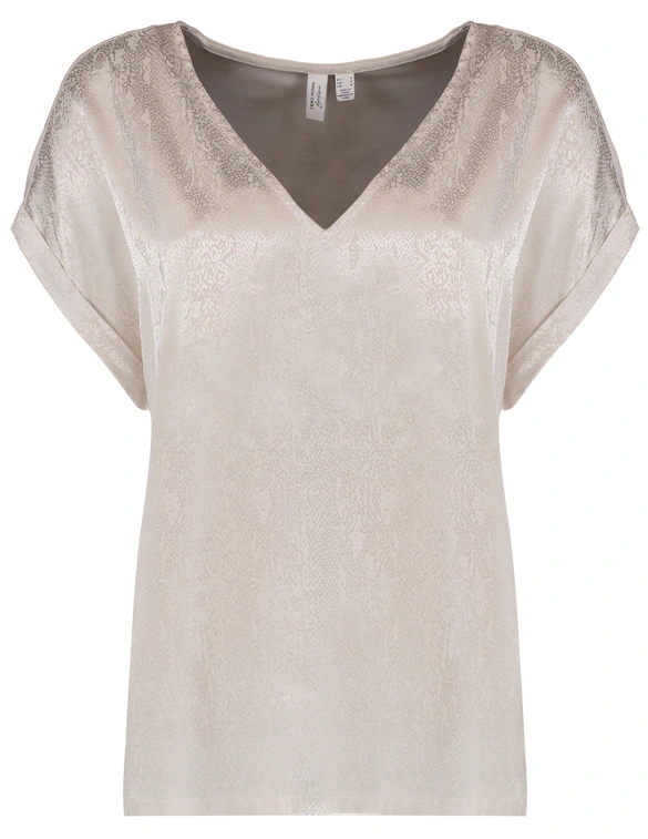 Vero moda VMBALIA S/S V-NECK T-SHIRT WVN BTQ 10320751