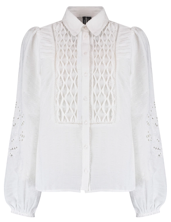 Vero moda VMBEATE L/S DETAIL TOP WVN FAW EXP 10332092