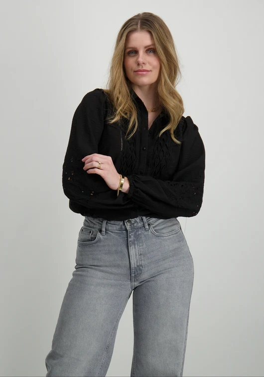 Vero moda VMBEATE L/S DETAIL TOP WVN FAW EXP 10332092